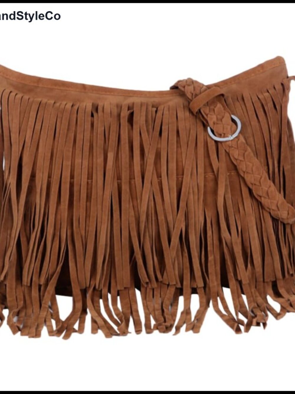 Fringe Purse for Women Tassel Crossbody Shoulder Bag Boho Messenger Suede-Like